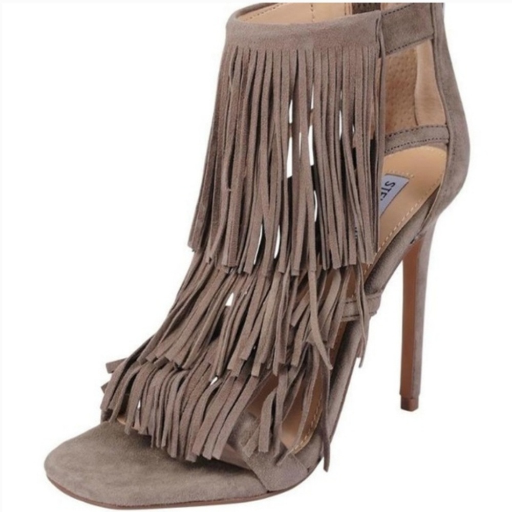 Fringly Suede Heels